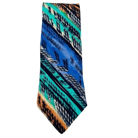 MISSONI CRAVATTE ! Men’s Art Deco Abstract Necktie - Picture 3 of 8